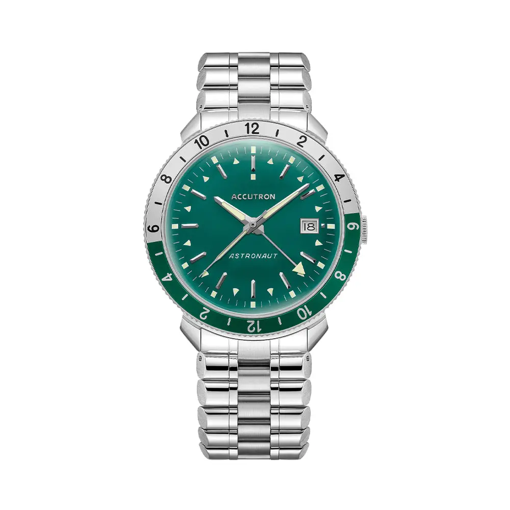 Astronaut 41Mm - Green On Bracelet 1