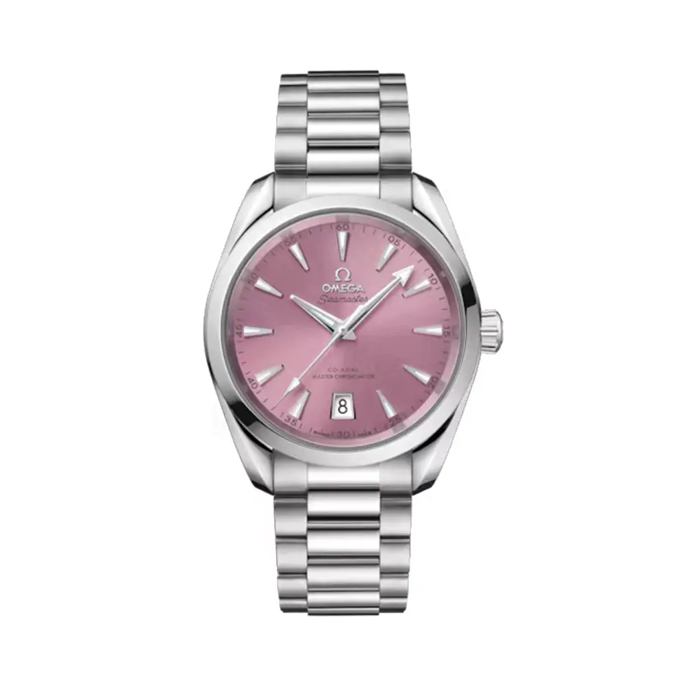 Seamaster Aqua Terra Shades 38Mm - Shell Pink On Bracelet 1