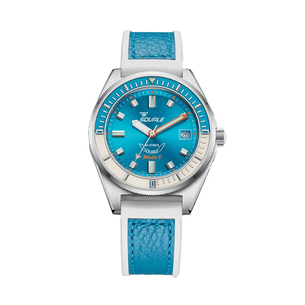Matic S 37.8Mm - Light Blue On Hydroleather Strap 1