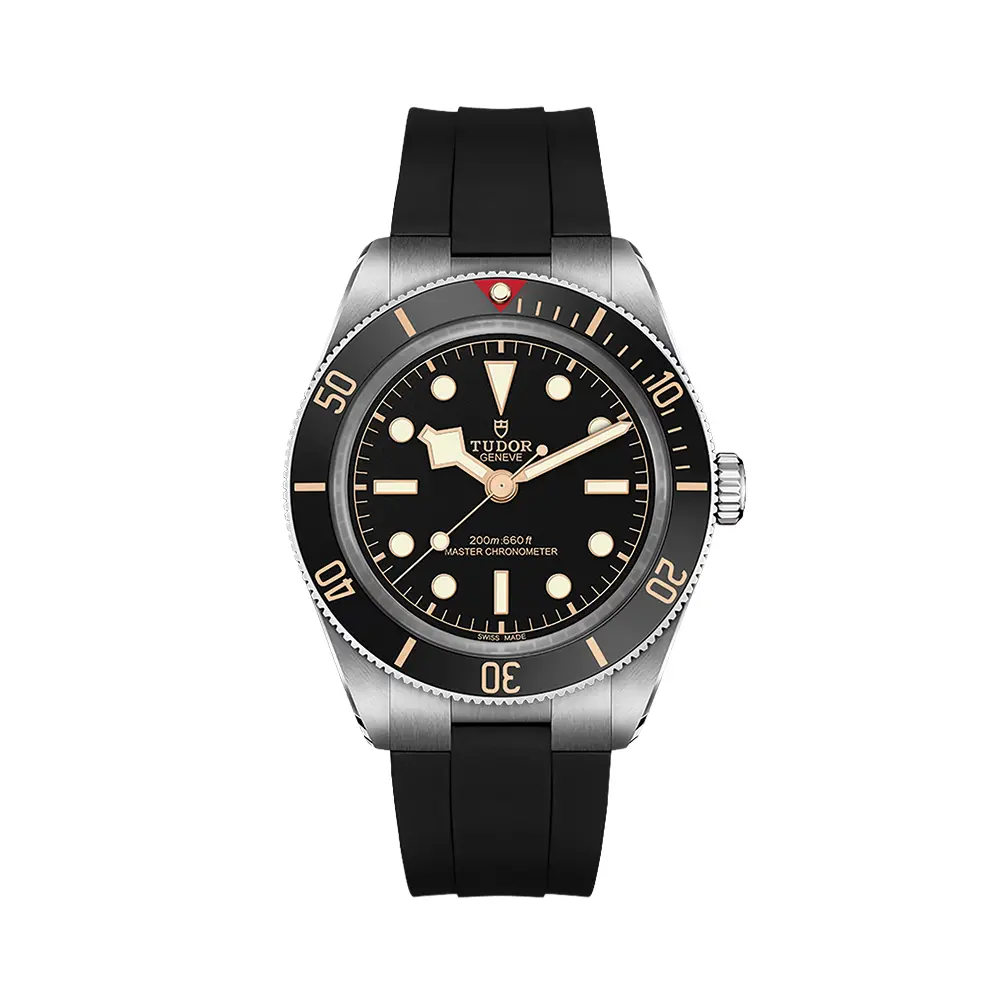 Black Bay 58 39Mm - Black On Rubber Strap 1