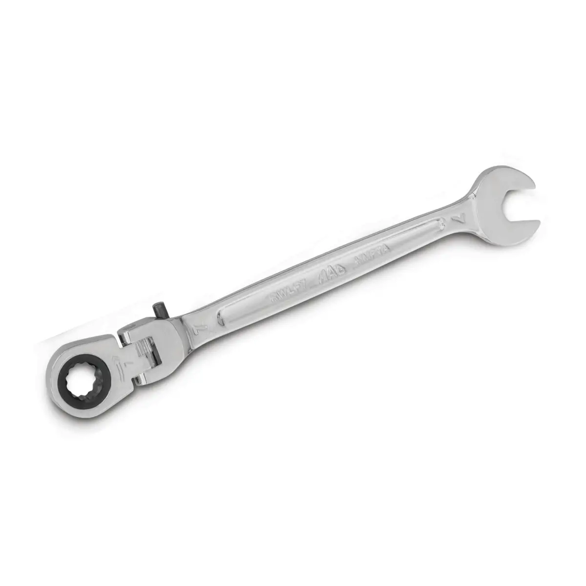 Flexible-Head Ratcheting Wrench 7Mm - 12-Pt. 1