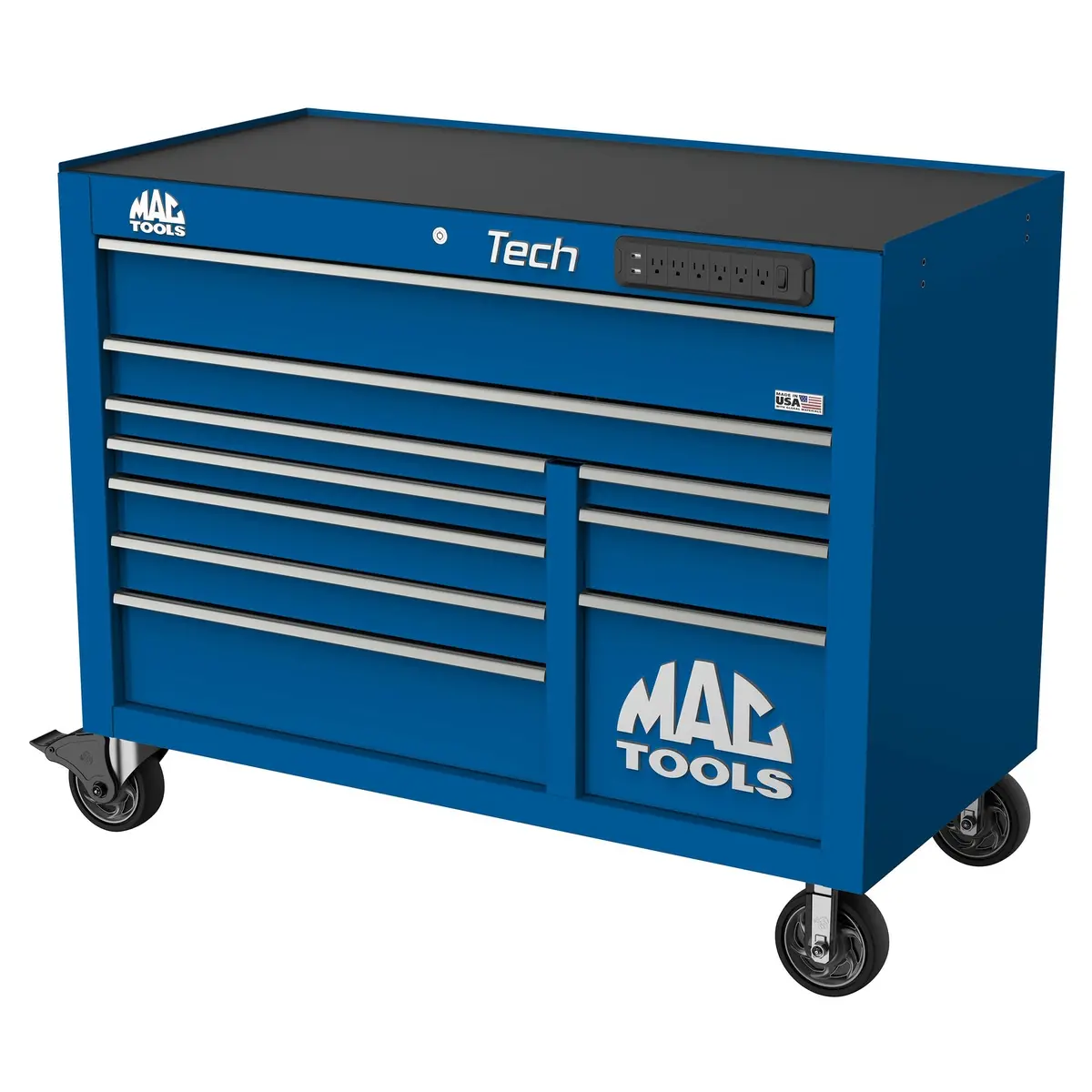 Tech™ Series 10-Drawer Workstation - Sapphire Blue 1