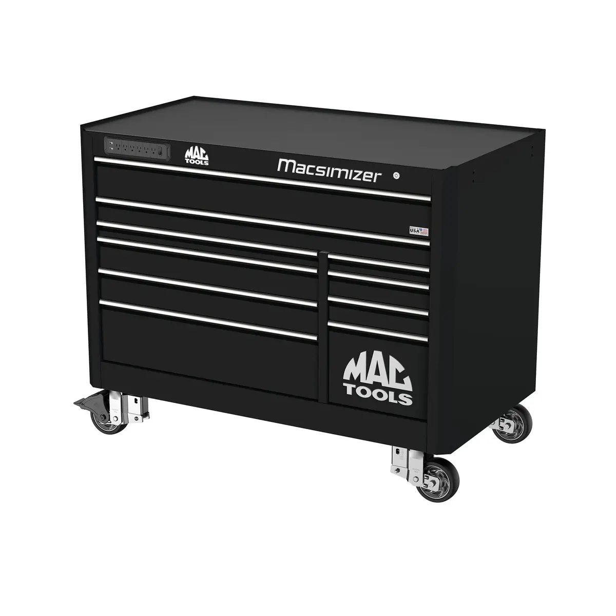 Macsimizer® 10-Drawer Workstation - Galaxy Black 1