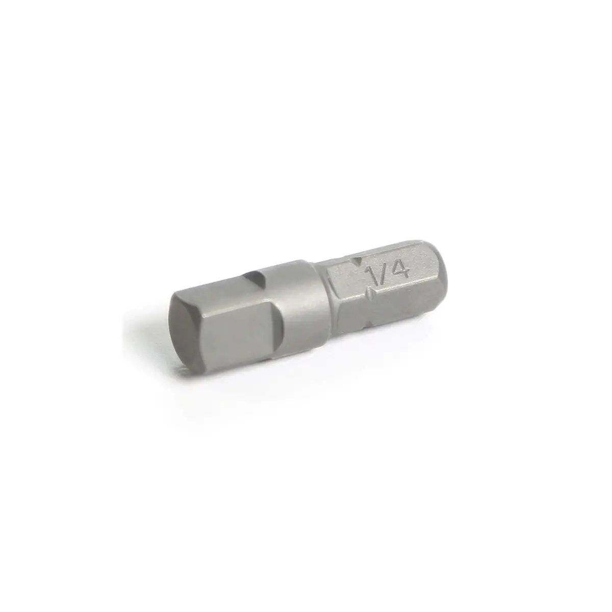 1/4" Hex Drive Male X 1/4" Square Drive Male Bit Adapter - 1" 1