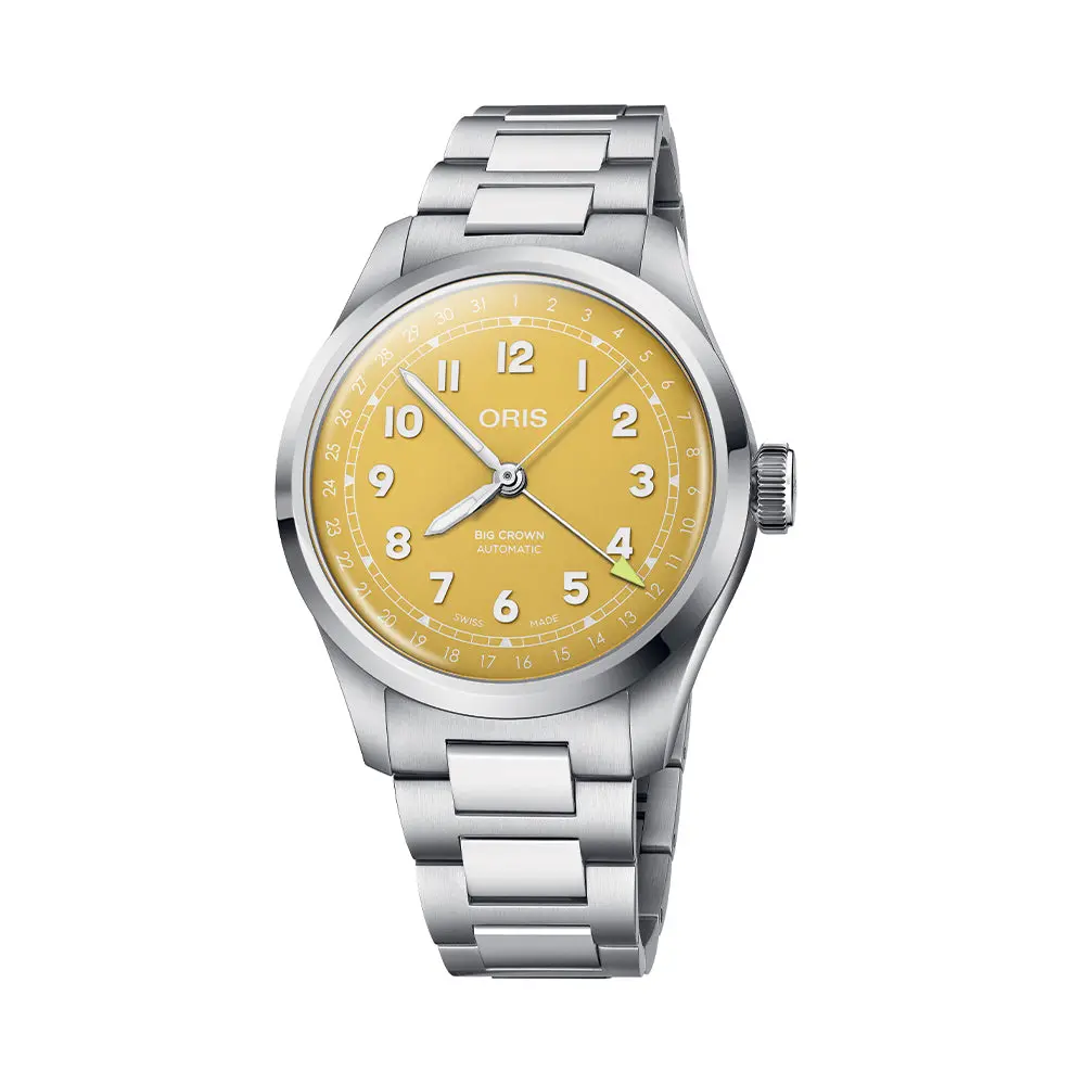 Big Crown Pointer Date 40Mm - Yellow On Bracelet 1