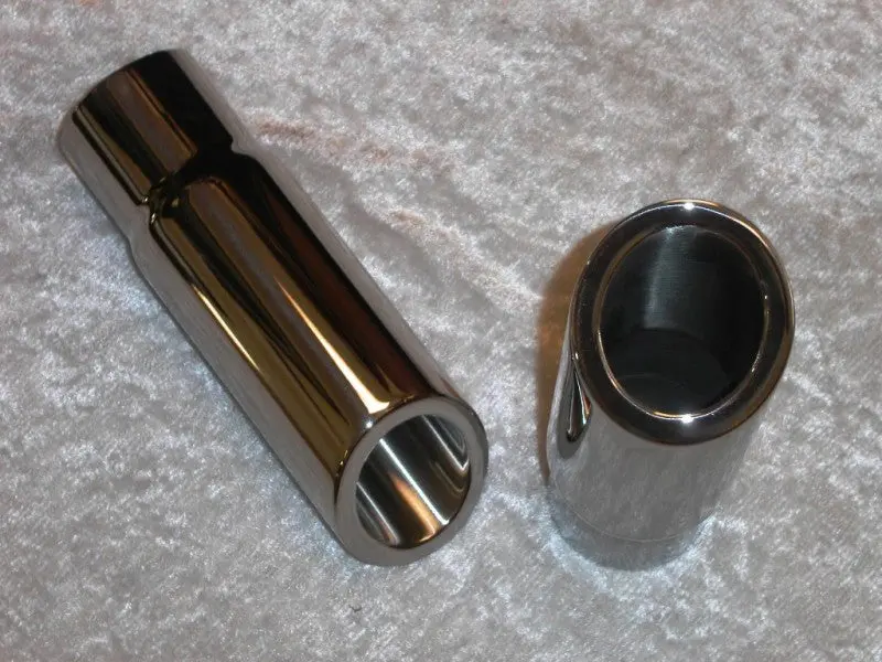 Stainless Works Double-Wall Exhaust Tip – 3-Inch Body, 2.5-Inch Inlet, 30° Slash Cut Design 1