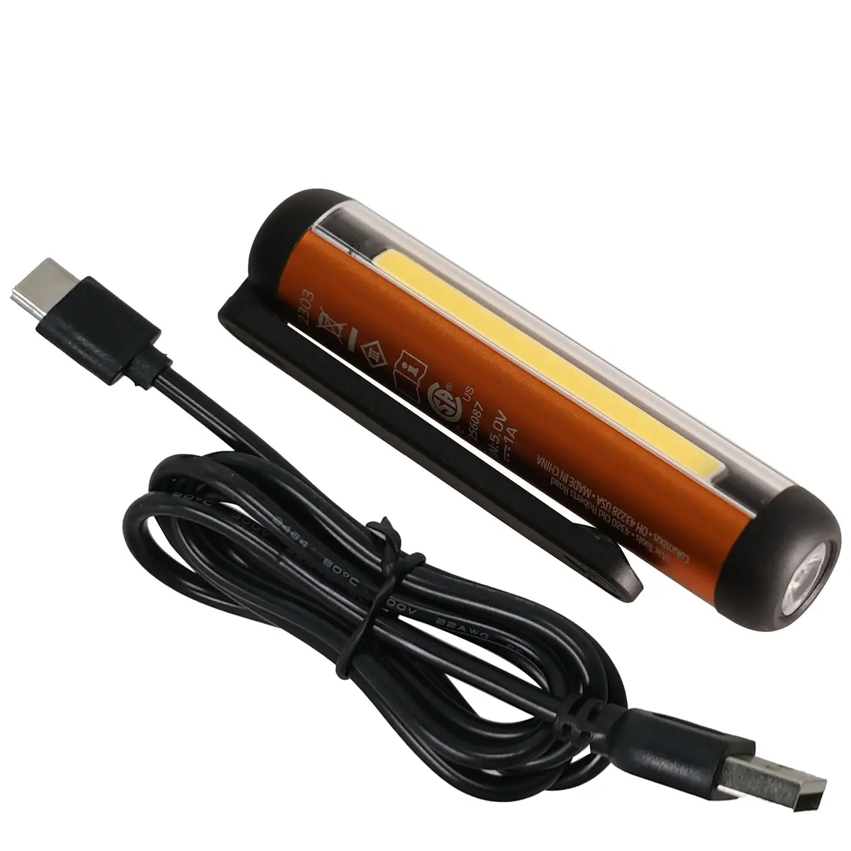 150 Lm Rechargeable Mini Pen Light - Orange 1