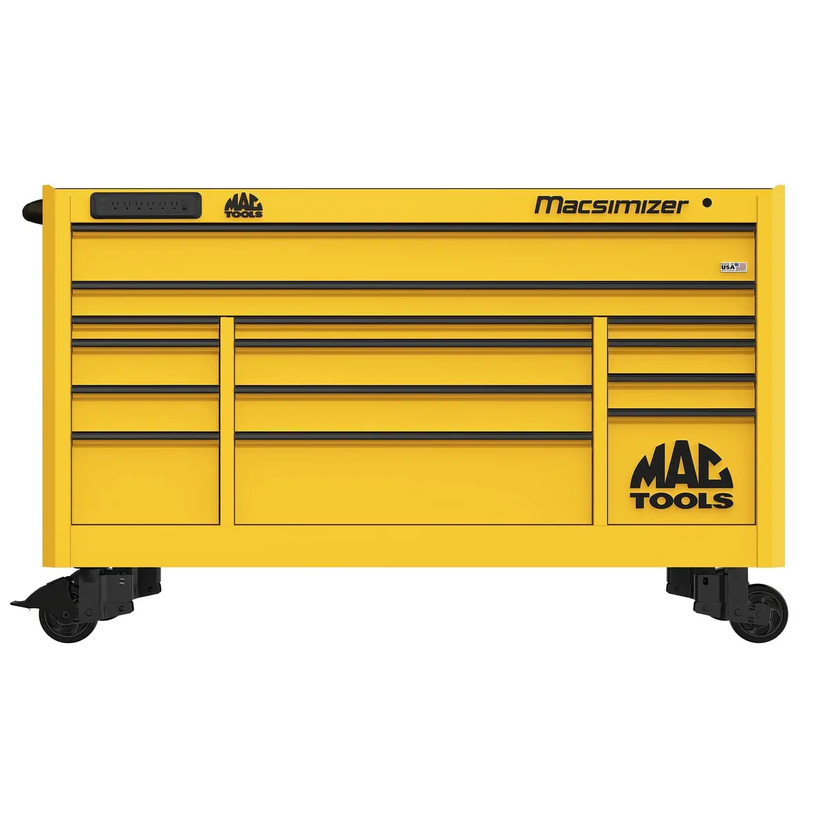 Macsimizer® 14-Drawer Workstation - Sunburst Yellow 1