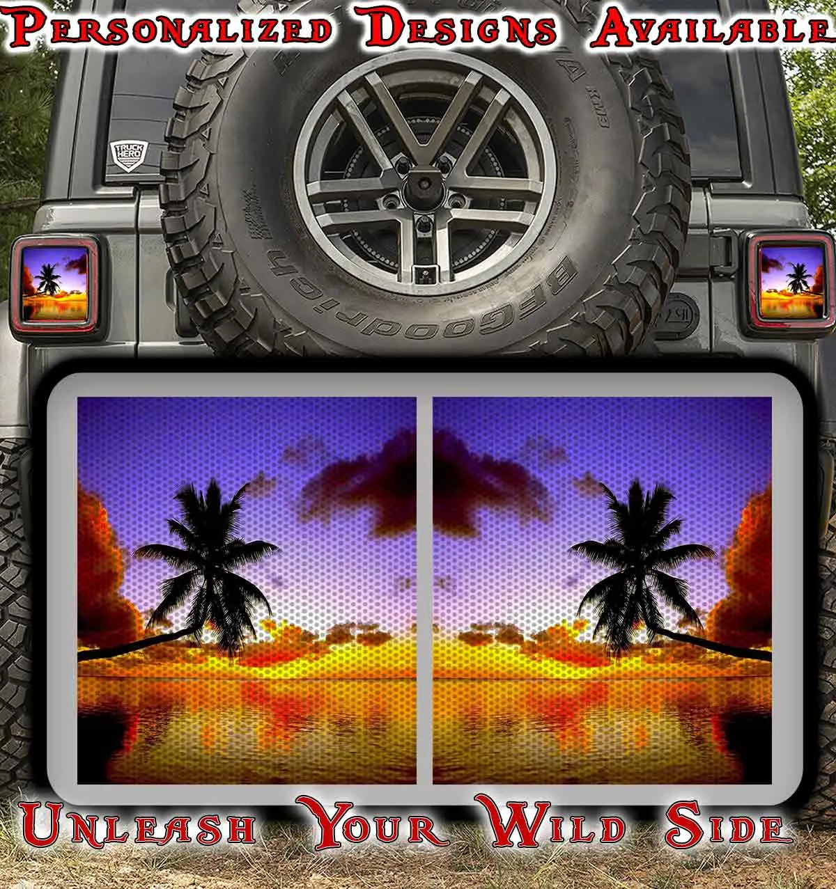 Sunset Beach Taillight Cover Decal 32 1
