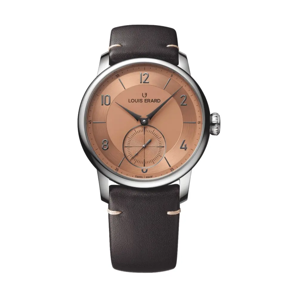 Excellence Petite Seconds 39Mm - Terracotta On Leather Strap 1