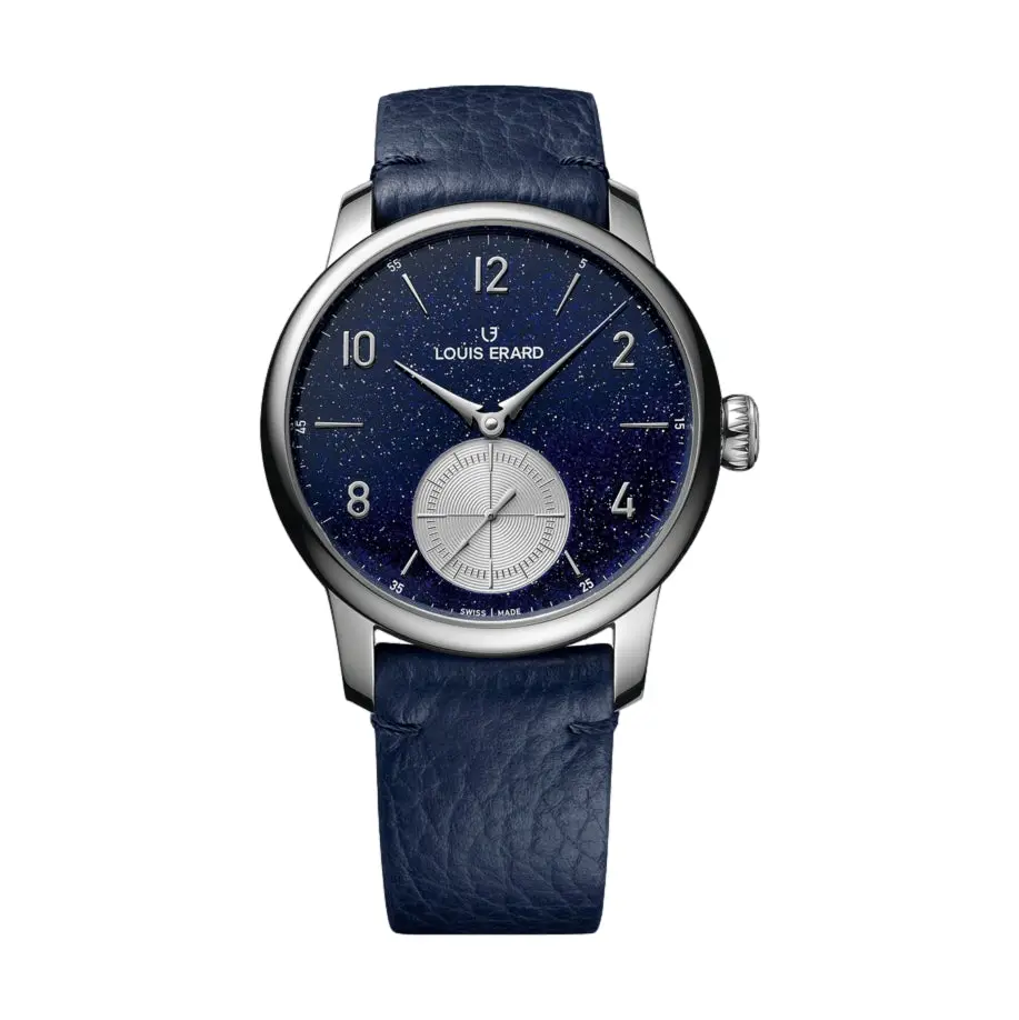 Excellence Petite Seconde Aventurine 39Mm - Blue On Leather Strap 1