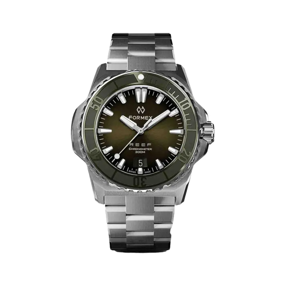 Baby Reef Automatic Chronometer Cosc 300M 39.5Mm - Green 1