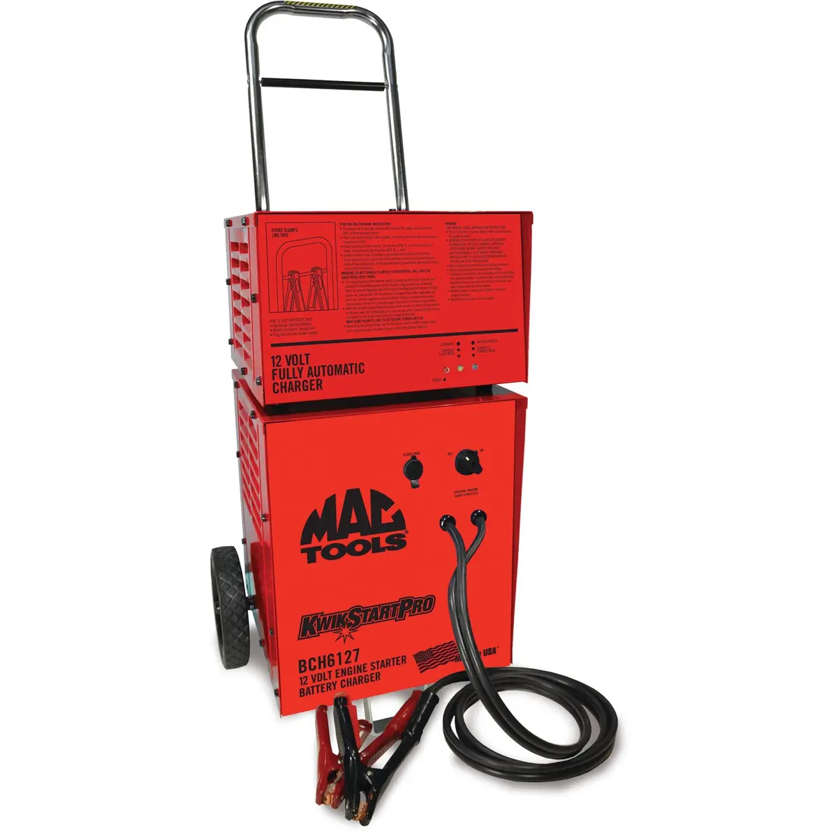 12V 1,100-Amp Wheeled Battery Booster Unit (Group 24 Battery) 1