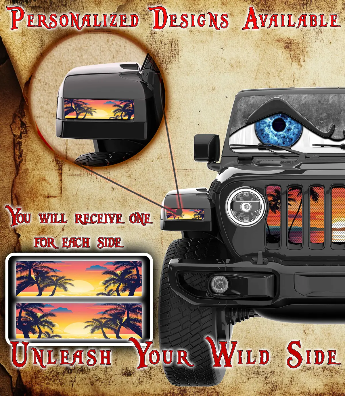 Sunrise Beach Jl And Gladiator Turn Signal Decal 34 1