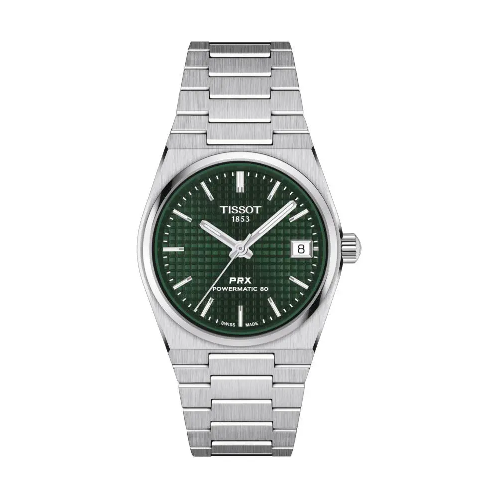 Prx Powermatic 80 35Mm - Green On Bracelet 1