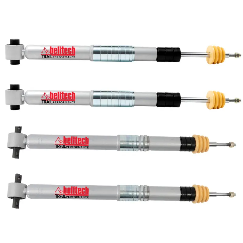 Belltech Trail Performance Shock Set For 1992–1996 Ford Bronco — Adjustable Lift (4–7.5″ Front / 3–6.5″ Rear) 1