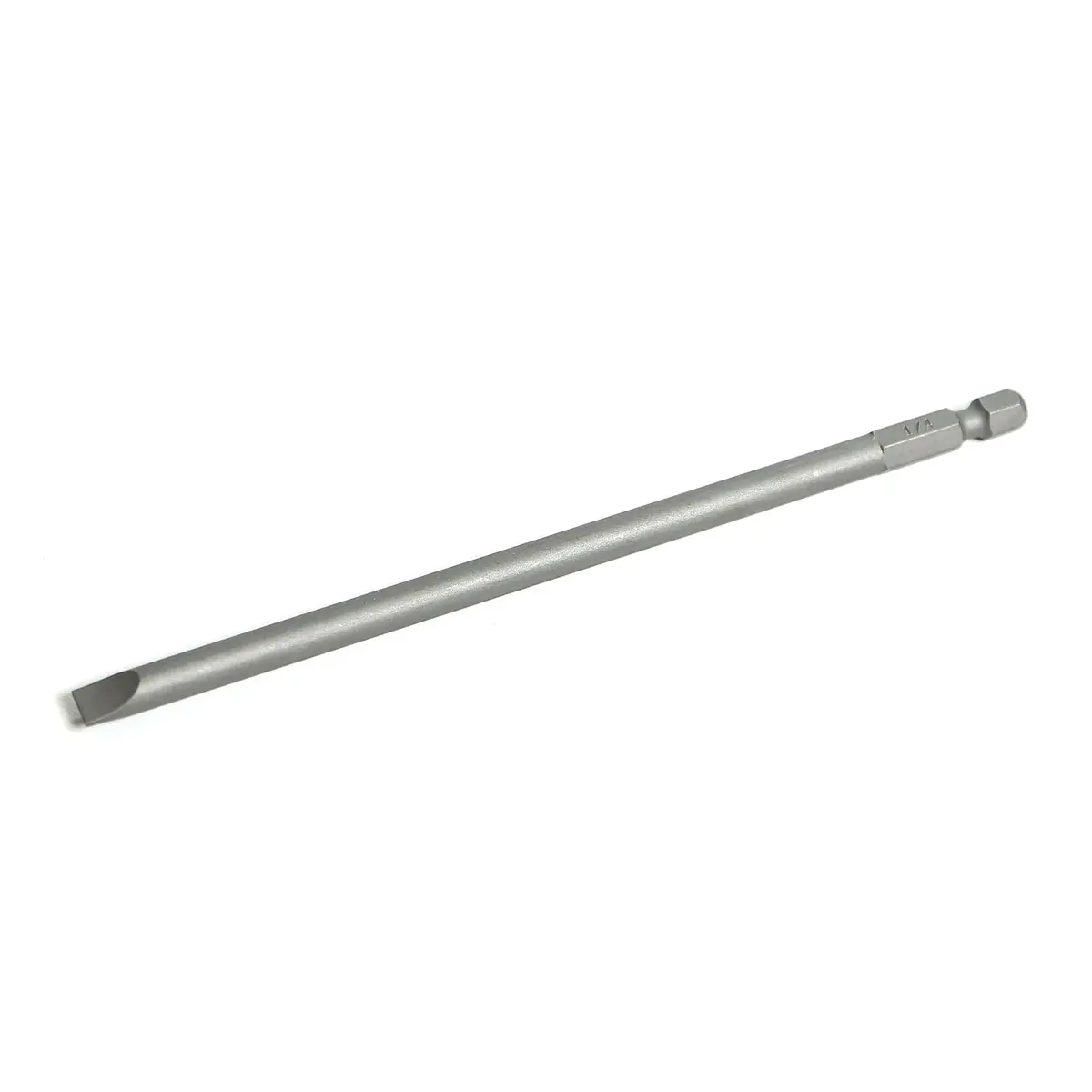 1/4" Hex Drive Slotted Bit 6" - 1/4" 1