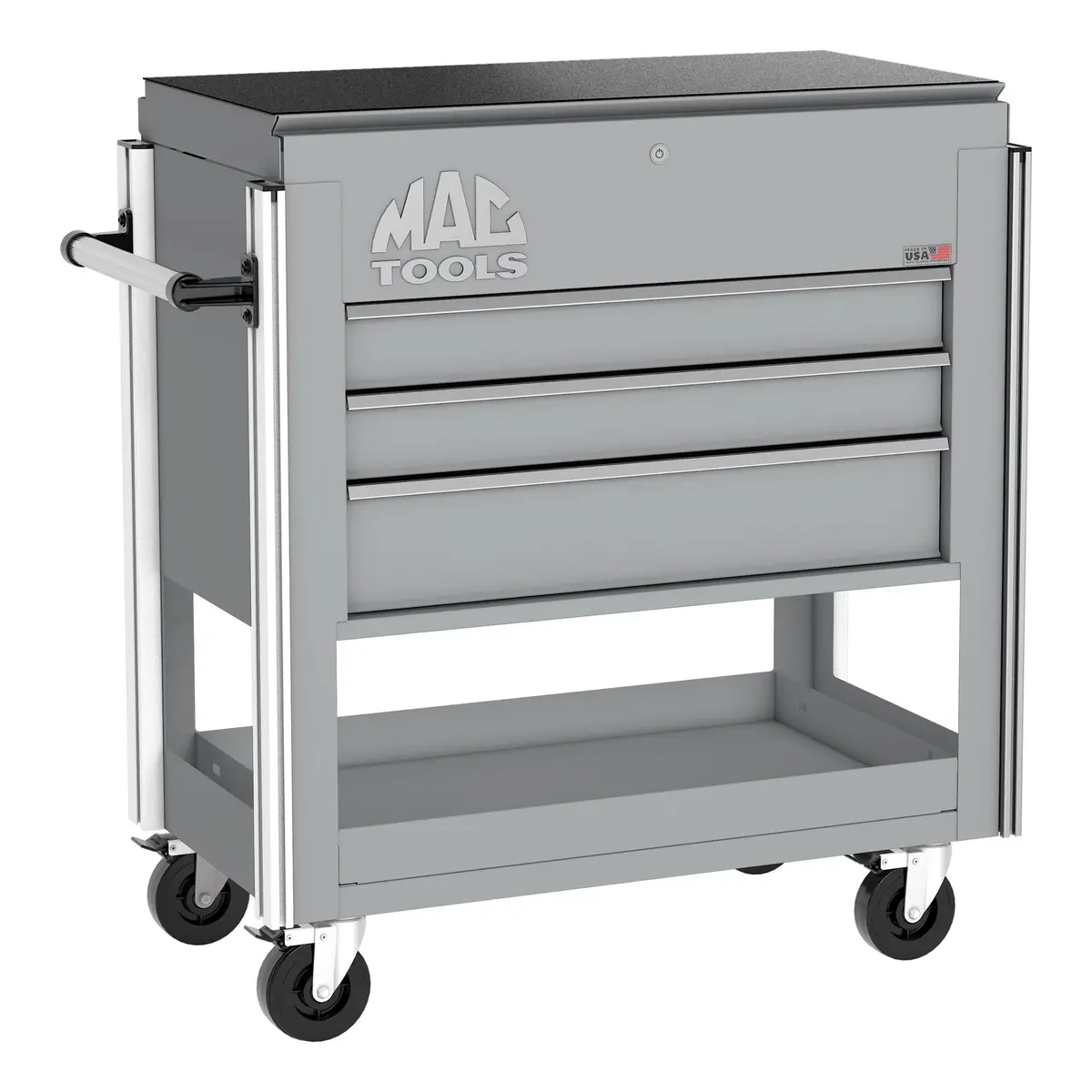 5-Drawer Utility Cart W/ Full Lid - Mica Gray 1
