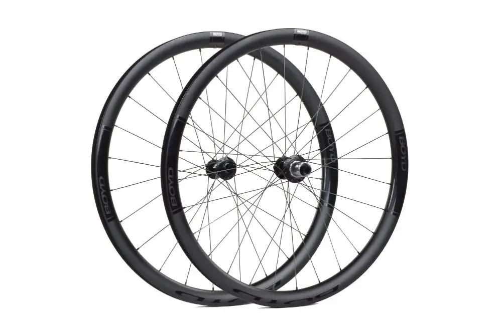 Boyd 36Mm Road Disc Wheelset  12Mm Ta 142 Hg Freeub 24F 28R 1