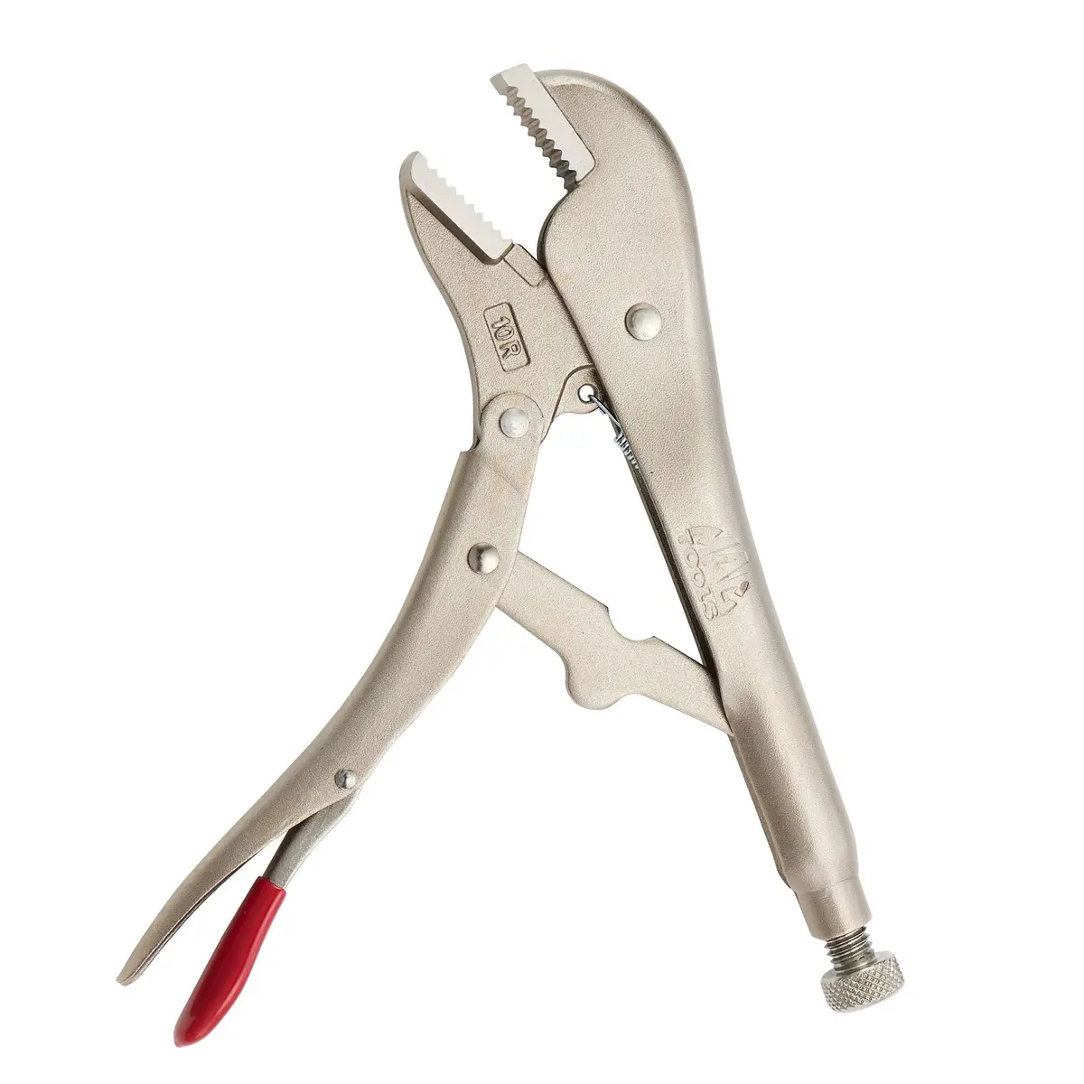 10" Straight Jaw Trigger Release Locking Pliers - Red 1