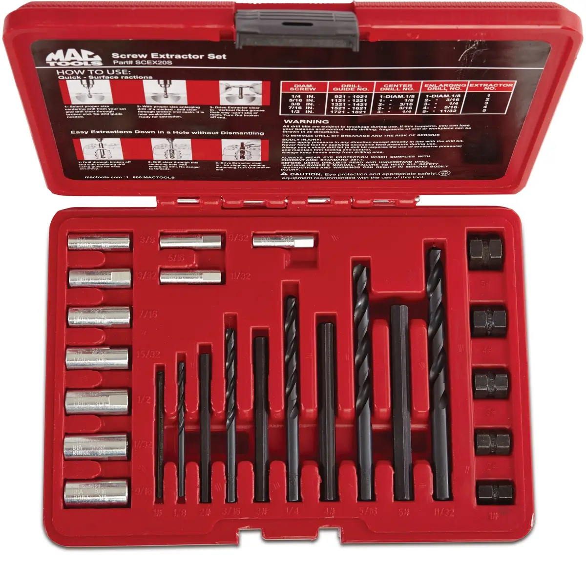 Screw Extractor Set 1