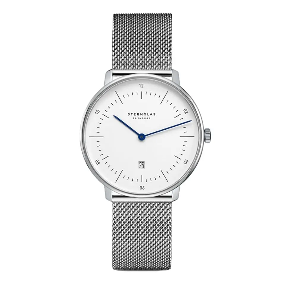 Naos Xs Quartz 33Mm - White On Bracelet 1