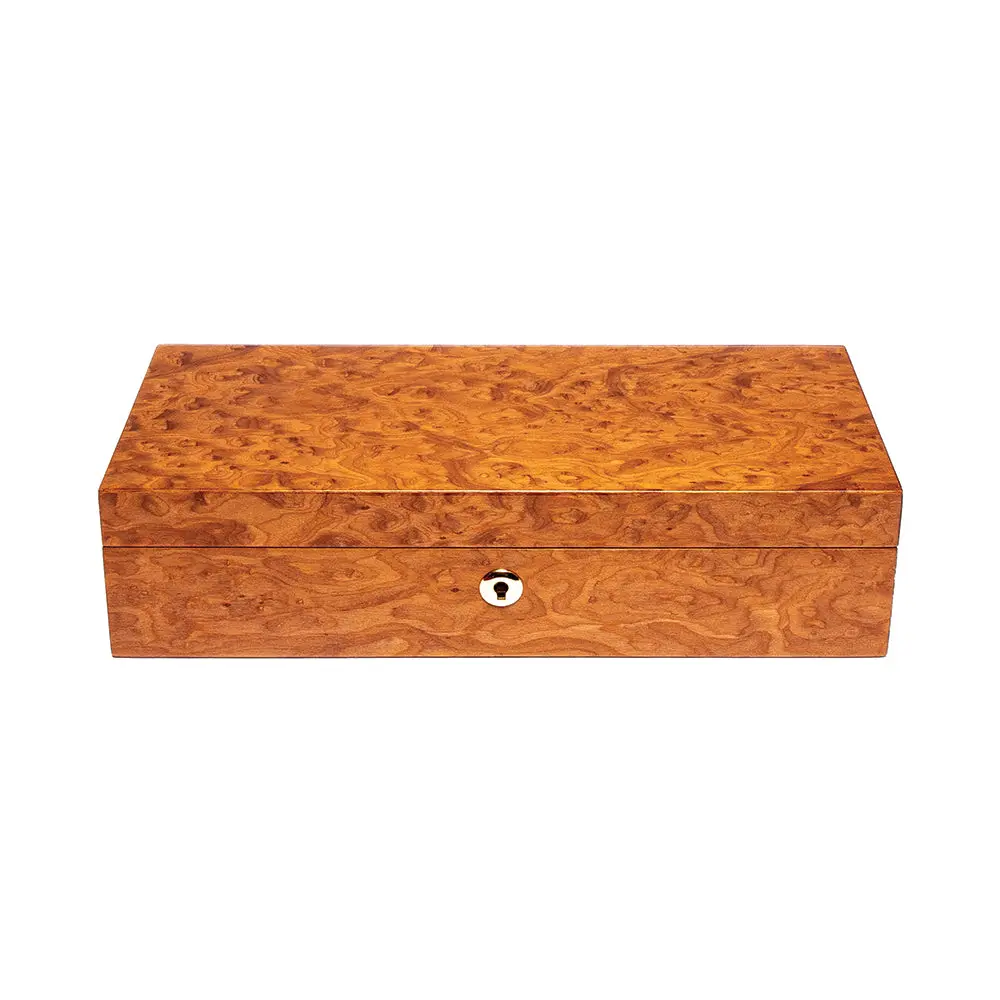 Heritage Five Watch Box - Burr Walnut 1