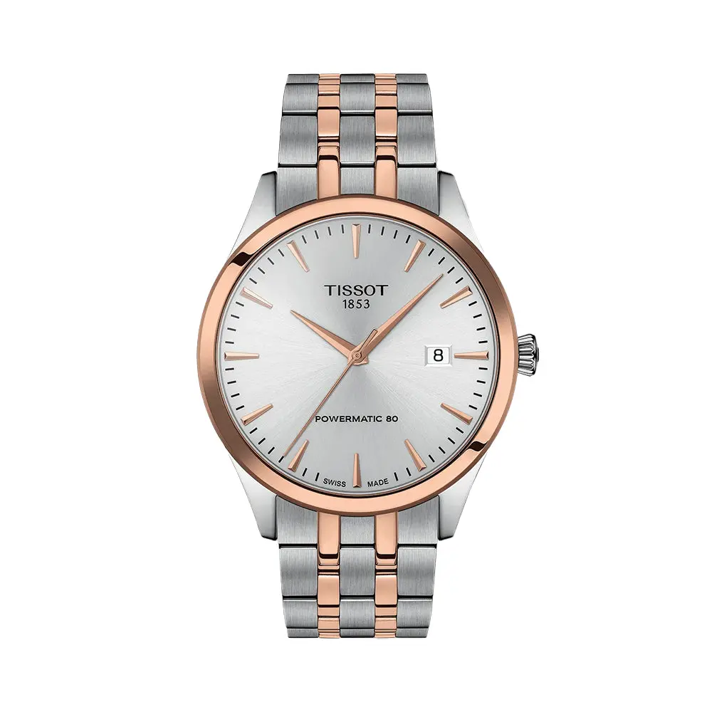 Classic Dream Two-Tone Rose Gold Pvd 40Mm - Silver On Bracelet 1
