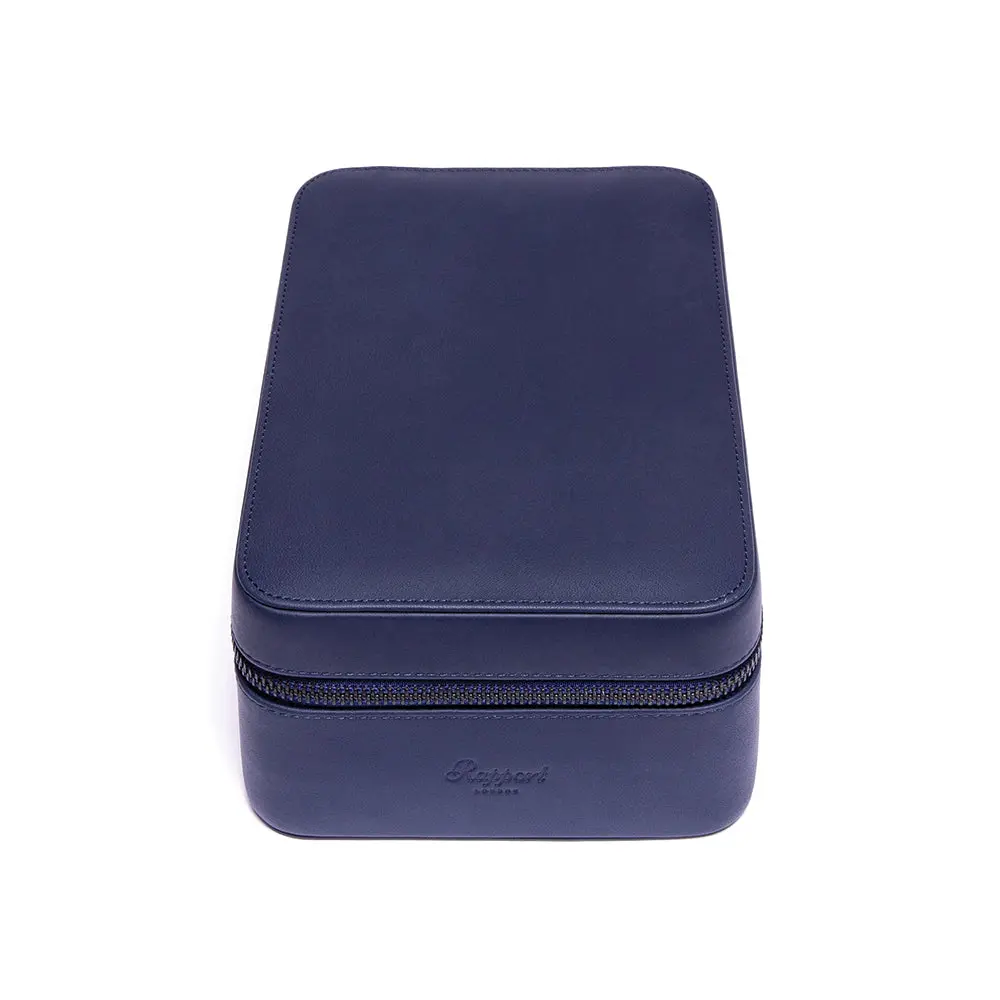 Hyde Park Four Zip Case - Navy 1