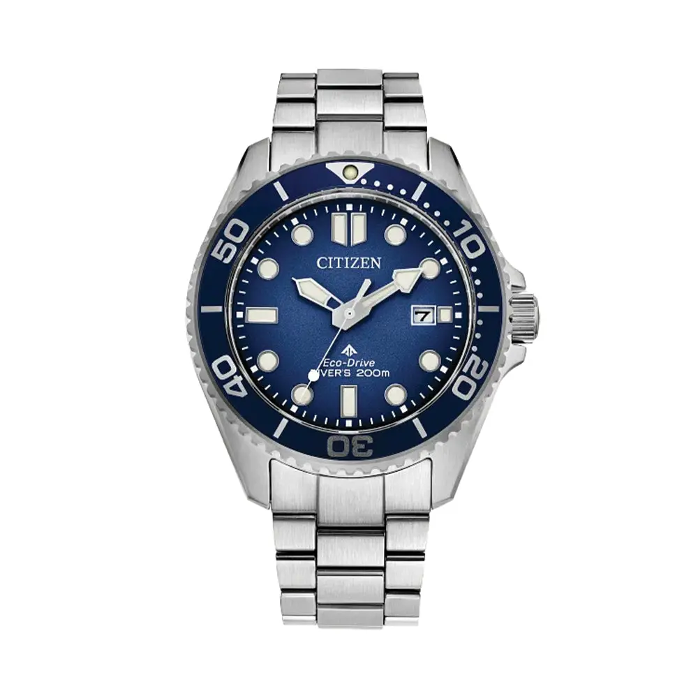 Promaster Dive Eco-Drive 40.6Mm - Blue On Bracelet 1