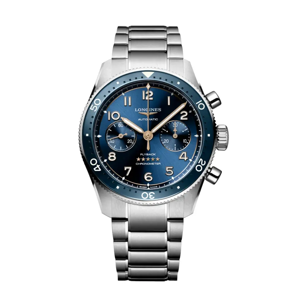 Spirit Flyback 42Mm - Blue On Bracelet 1