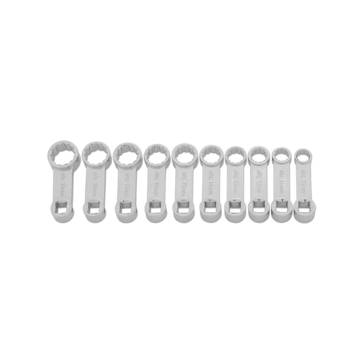 10-Pc. 3/8" Drive Metric Box End Torque Adapter Set - 12-Pt. 1