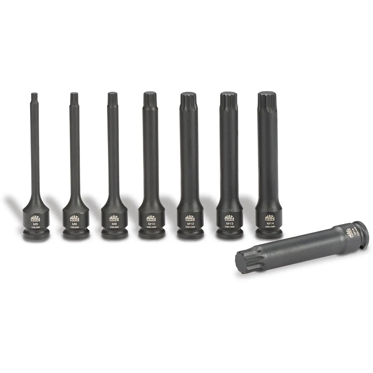 8-Pc. Long Impact Triple Square Driver Set 1