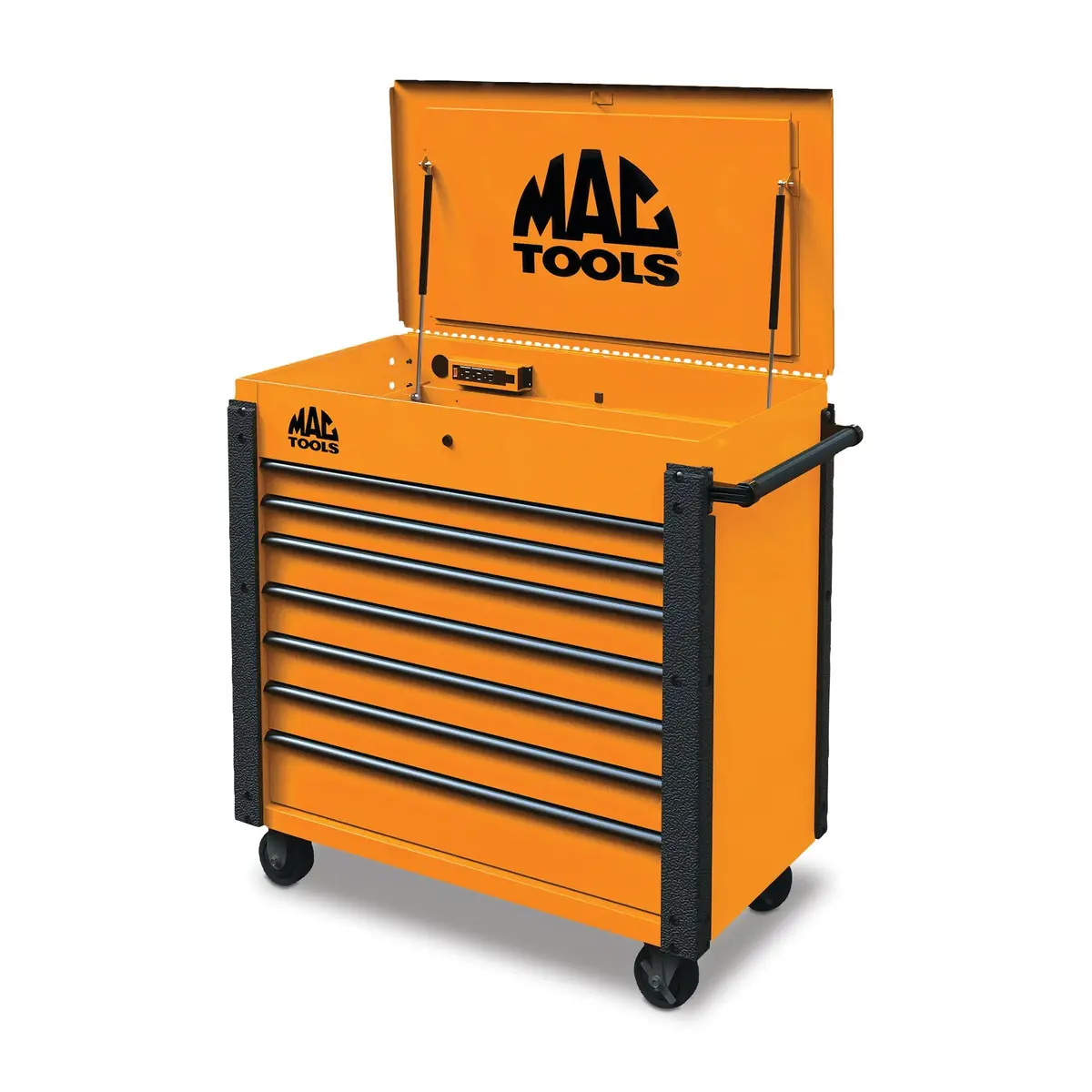 7-Drawer Utility Cart - Fireball Orange 1
