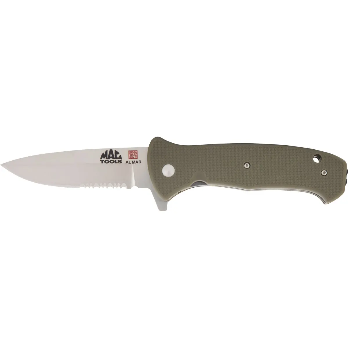 S.E.R.E. 2020™ Combo-Edge Blade Folding Knife 3.6" - Olive Drab Green 1