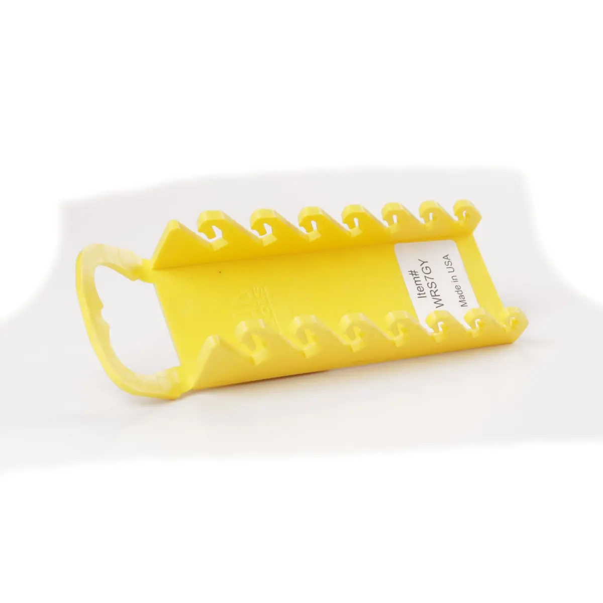 7-Pc. Stubby Wrench Rack - Yellow 1