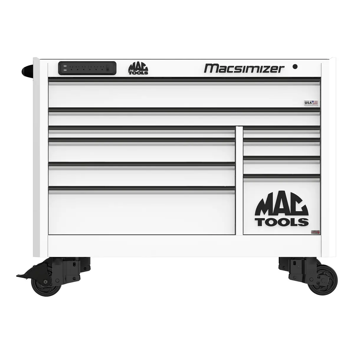 Macsimizer® 10-Drawer Workstation - Titanium White 1