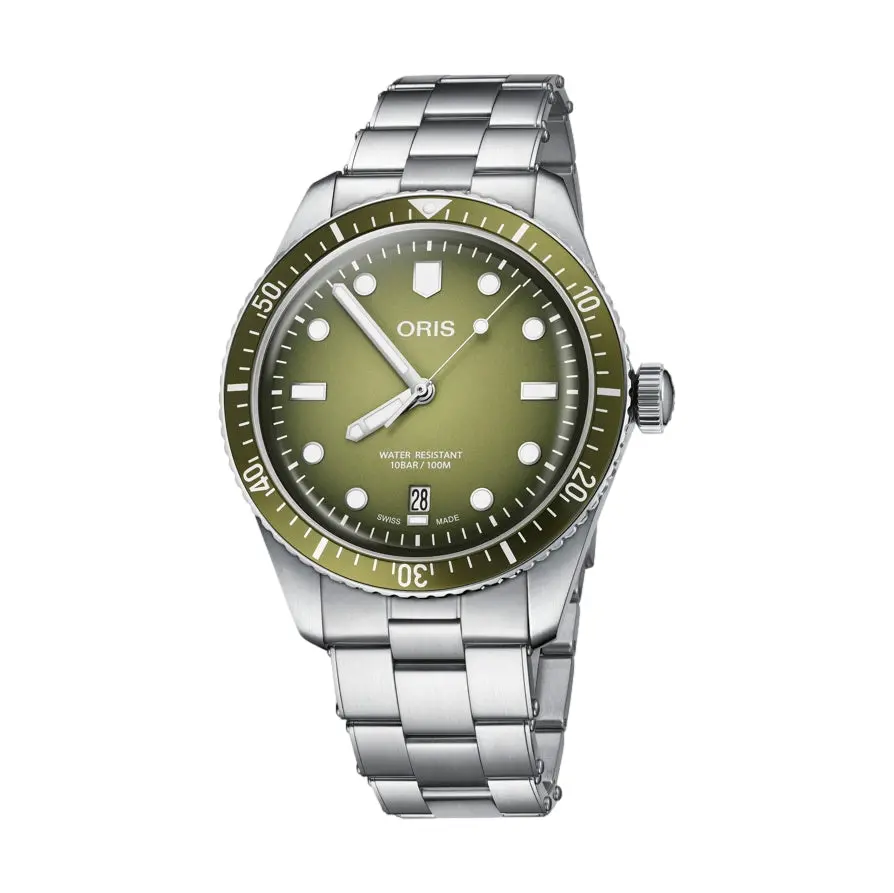 Divers Sixty-Five 40Mm - Forest Green On Bracelet 1