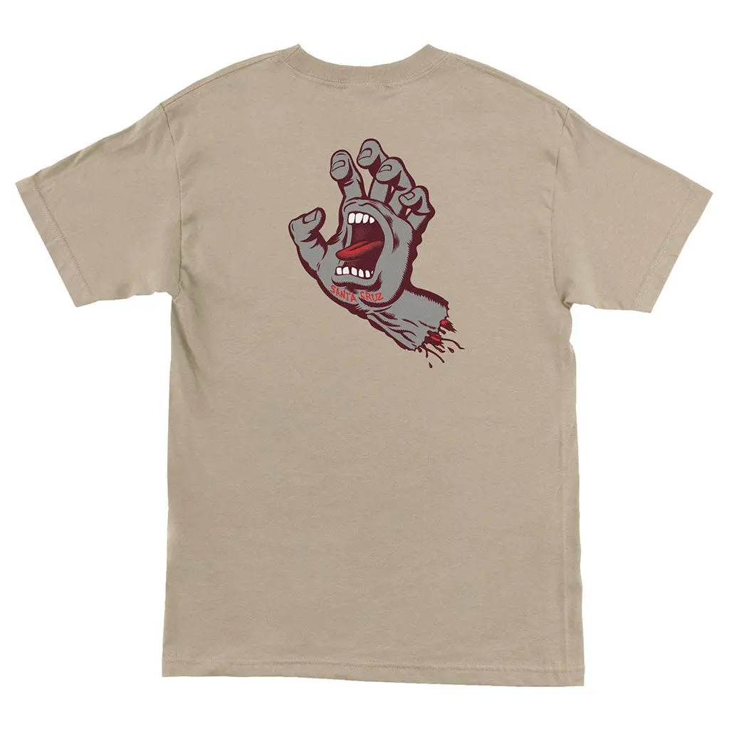 Santa Cruz Screaming Hand S/S Tee - Maroon 1
