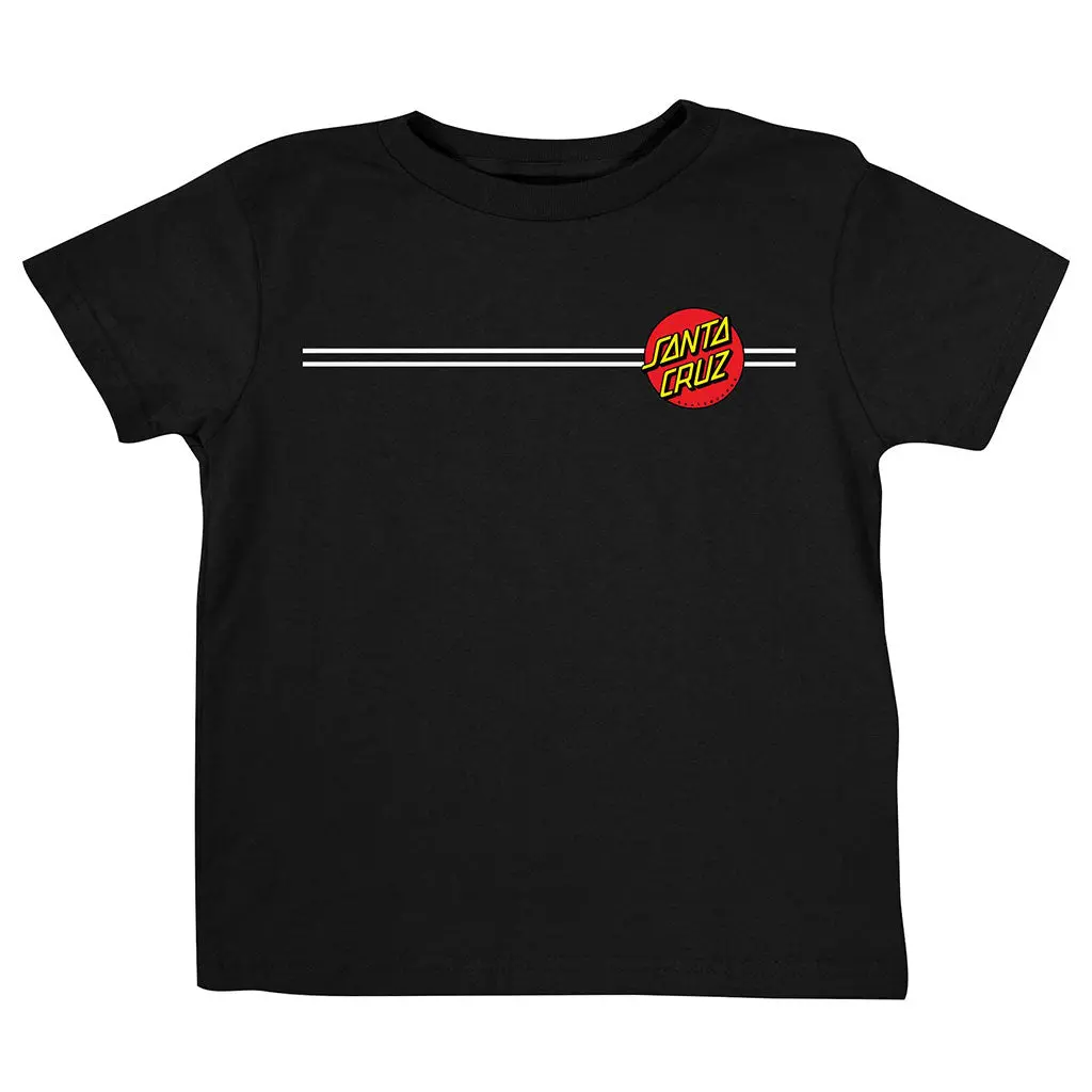 Santa Cruz Youth Classic Dot Tee - Black 1
