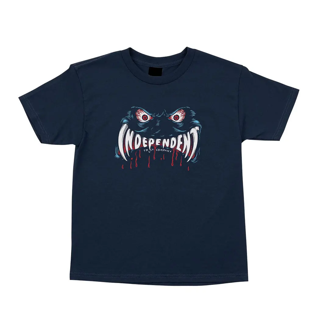 Independent Youth Possessed Face S/S Tee - Navy 1