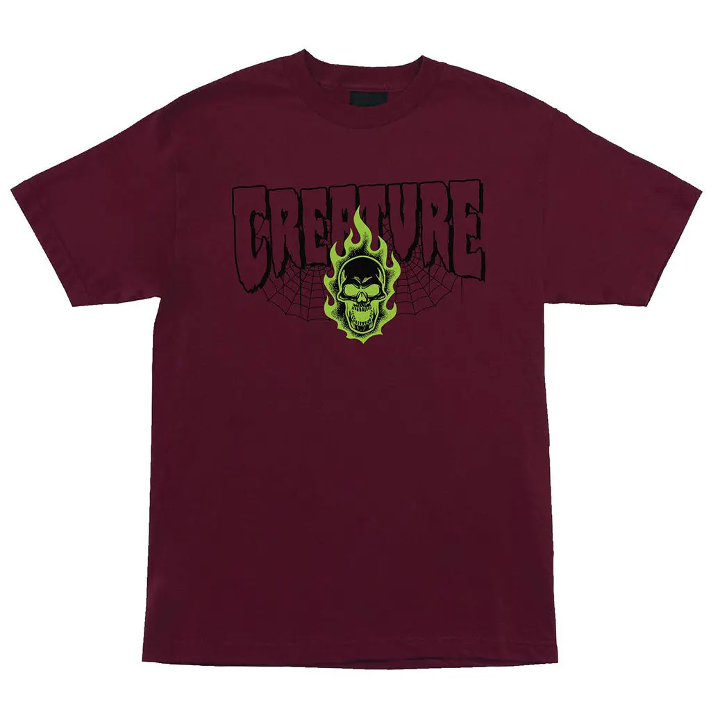 Creature Bonehead 2 Relic S/S Tee - Maroon 1