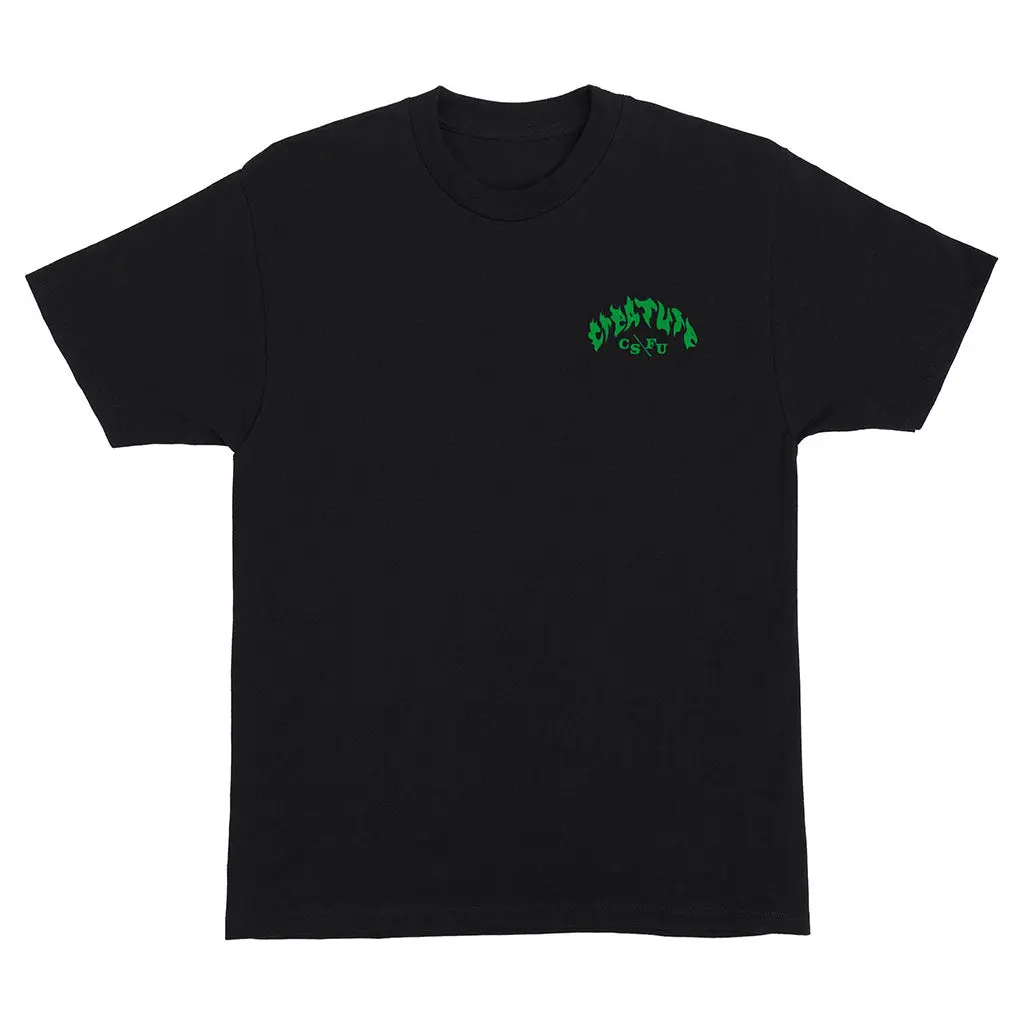 Creature Straight Away S/S Tee - Black 1