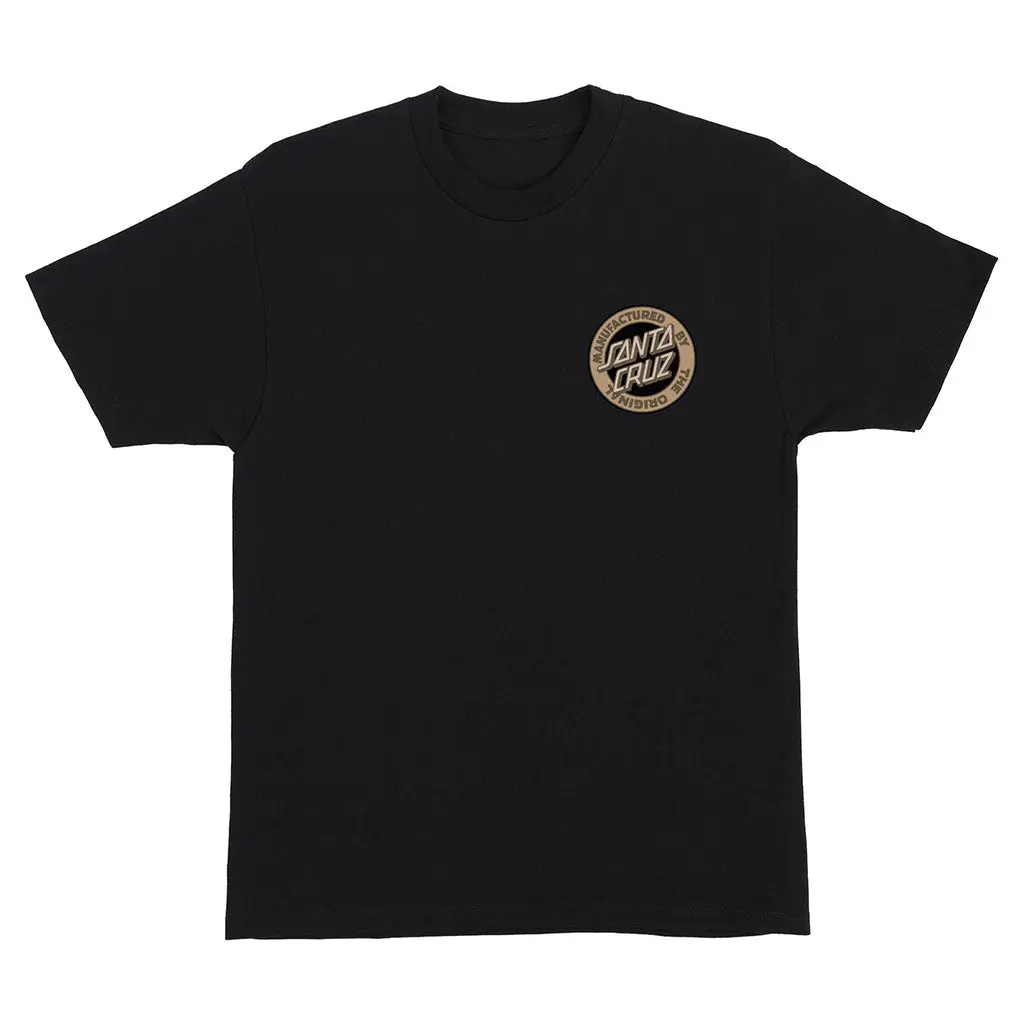 Santa Cruz Carved Mfg S/S Tee - Black 1