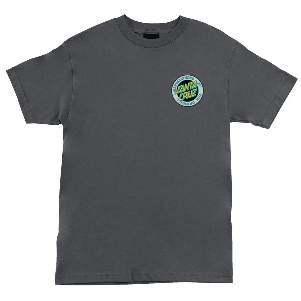 Santa Cruz Carved Mfg S/S Tee - Charcoal 1
