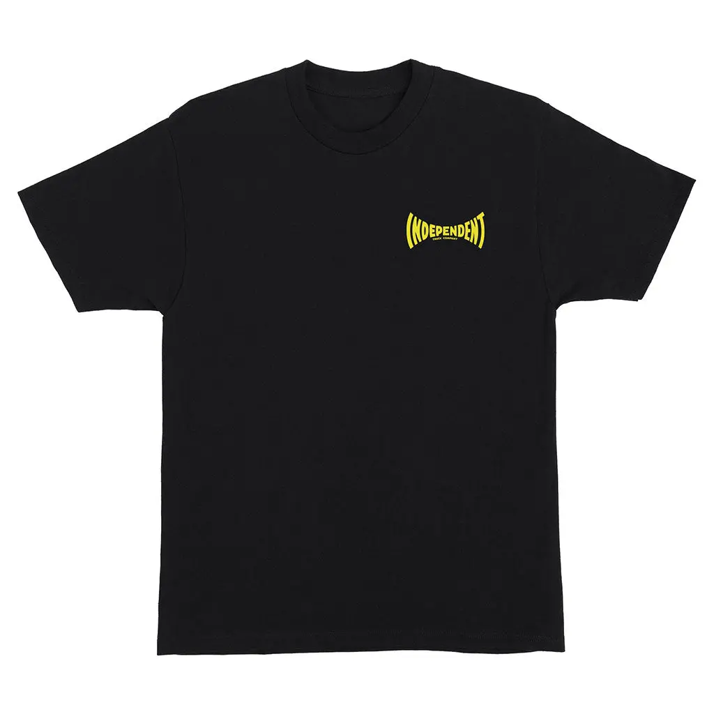 Independent Manufactured Span S/S Tee - Black 1