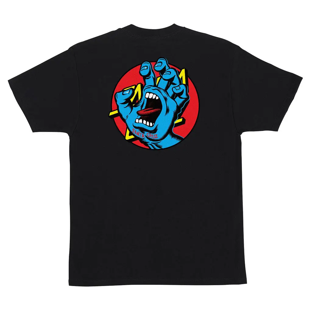Santa Cruz Hand Dot S/S Tee - Black 1