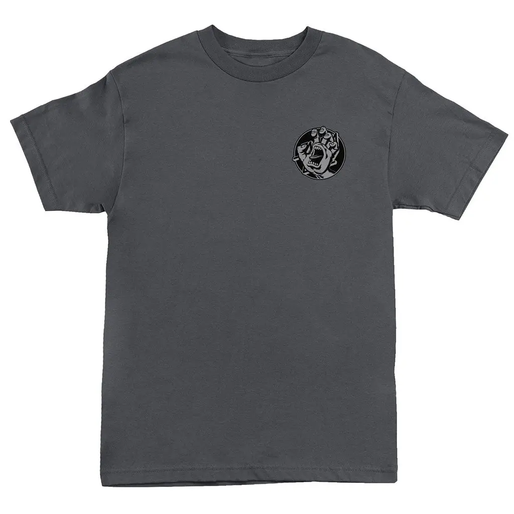 Santa Cruz Hand Dot S/S Tee - Charcoal 1