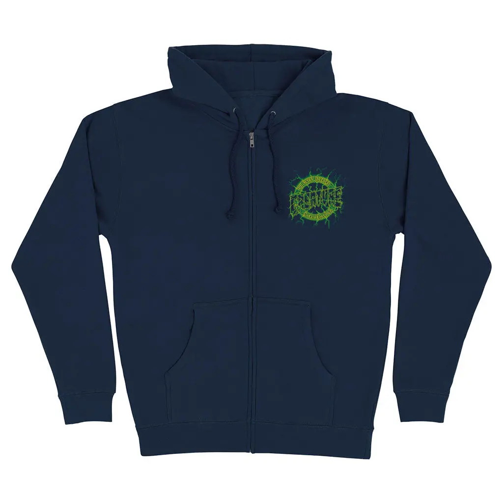 Creature Finest Strike Zip Hoodie - Navy 1