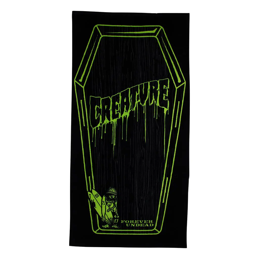 Creature Coffin Towel - Black 1